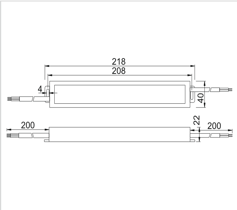 Чертеж блока питания JLV-12100KA-L 1