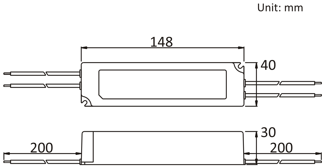 Чертеж блока питания JLV-12036PA 1