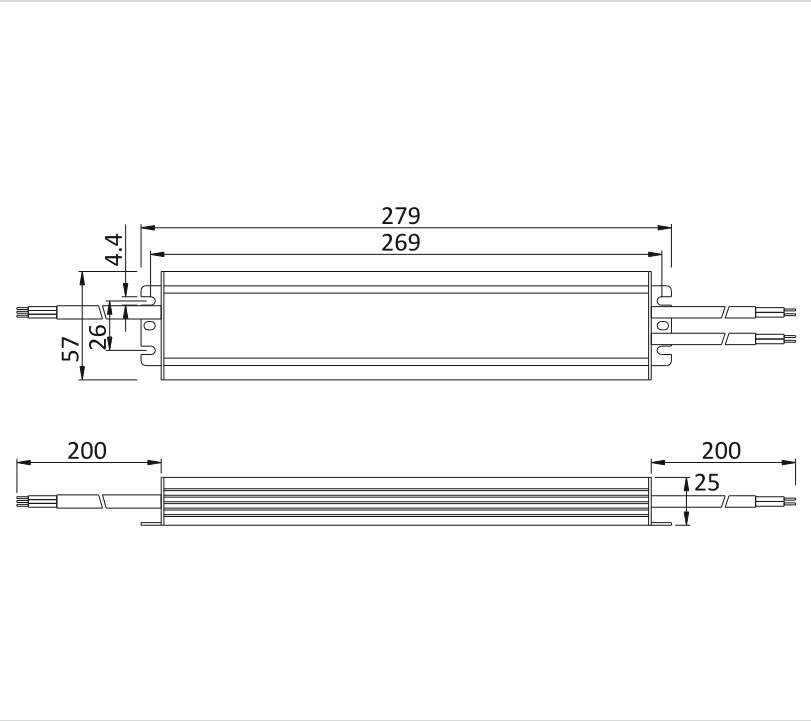 Чертеж блока питания JLV-12150KA-L 1