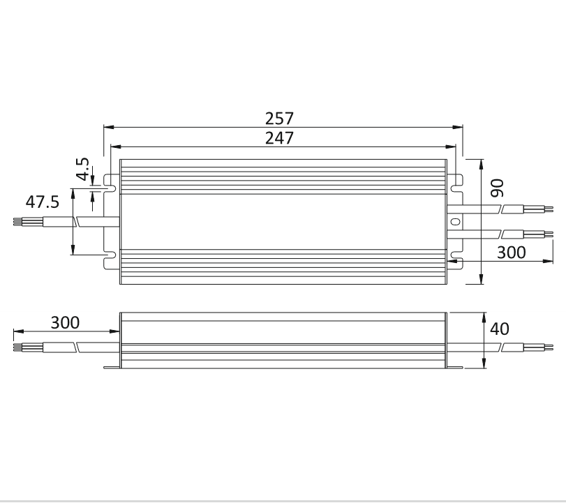 Чертеж блока питания JLV-12360KA-L 1